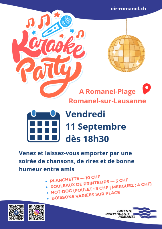 Soirée Karaoké 11 septembre