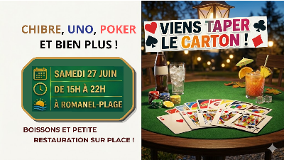  🃏 VIENS TAPER LE CARTON À ROMANEL-PLAGE ! ☀️ 